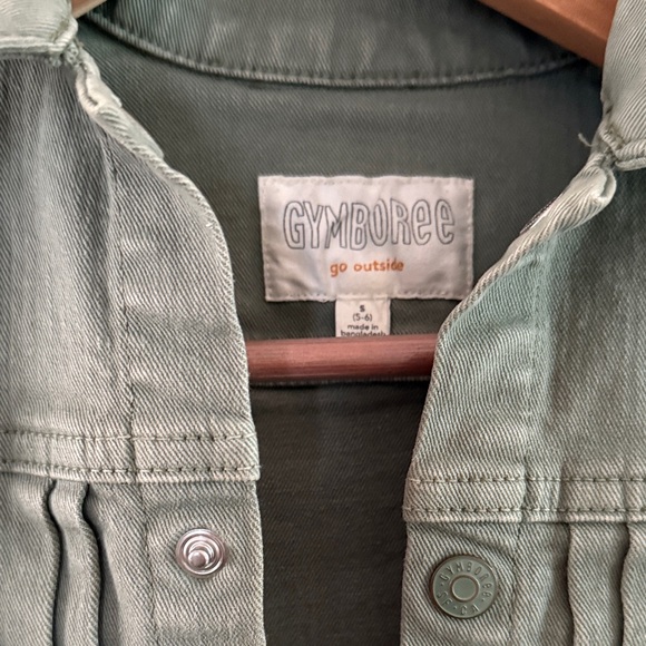 Gymboree Olive Green Jean Jacket for Kids - Picture 2 of 3
